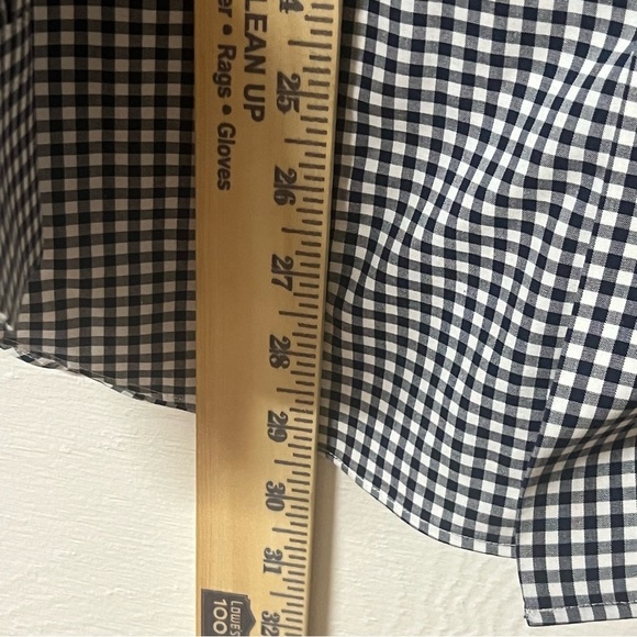 Banana Republic Blu White Gingham Camden Fit Button Down Size Small - Picture 8 of 8